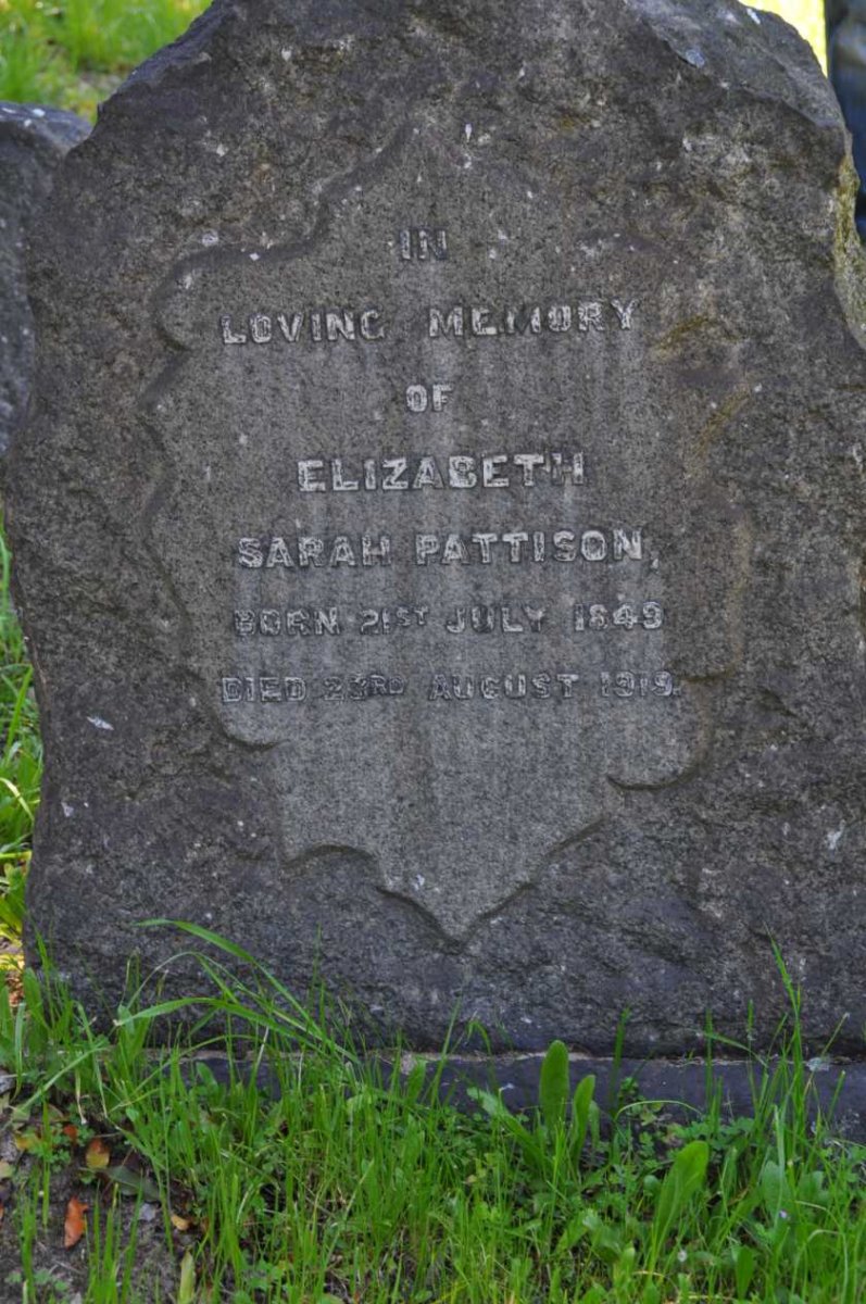 PATTISON Elizabeth Sarah 1849-1919