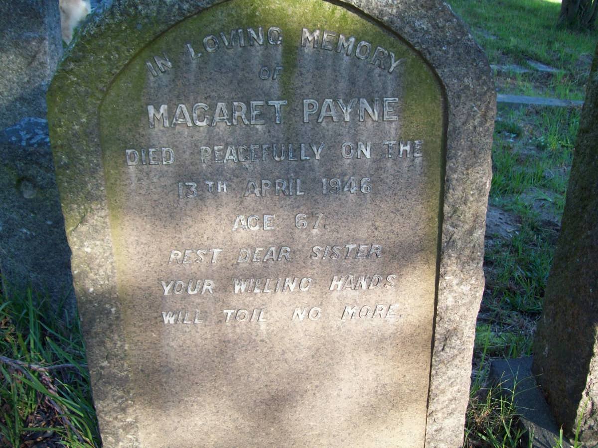PAYNE Margaret -1946