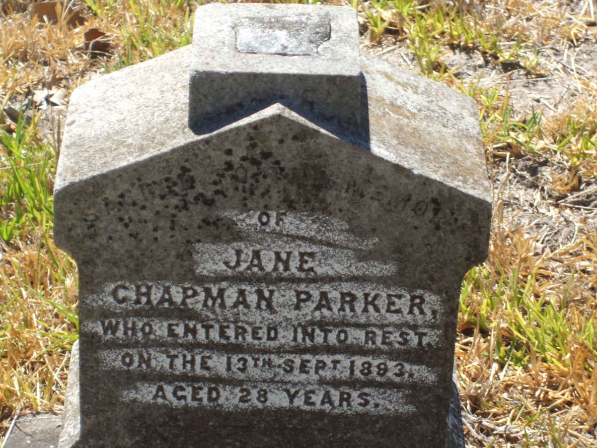 PARKER Jane Chapman -1893
