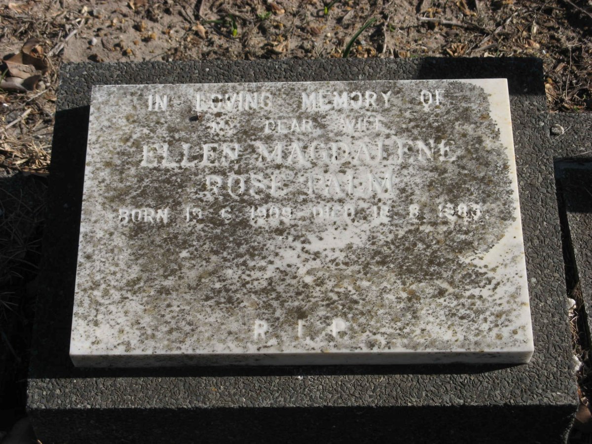 PALM Ellen Magdalene Rose 1909-1983