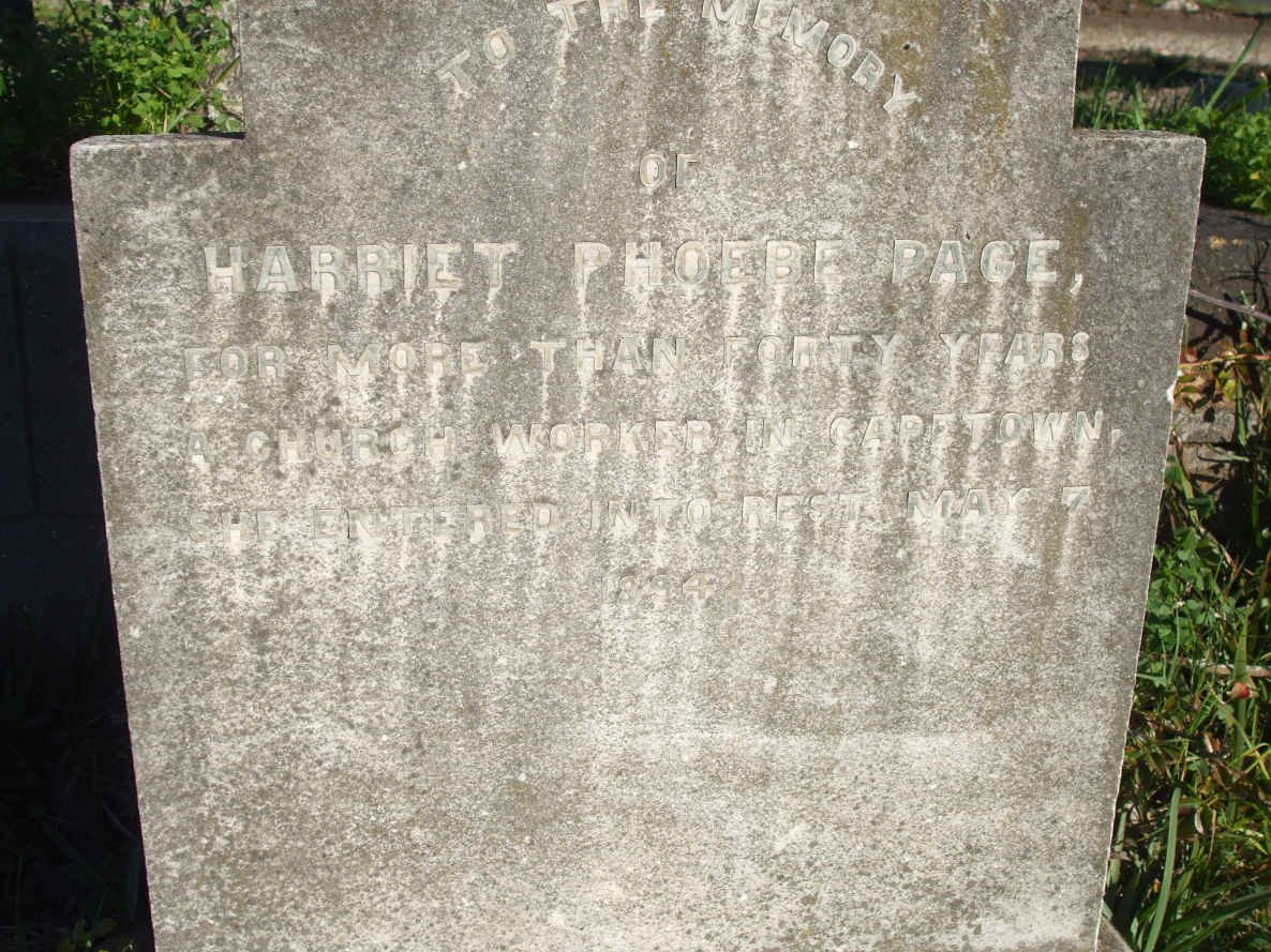 PAGE Harriet Phoebe -1894