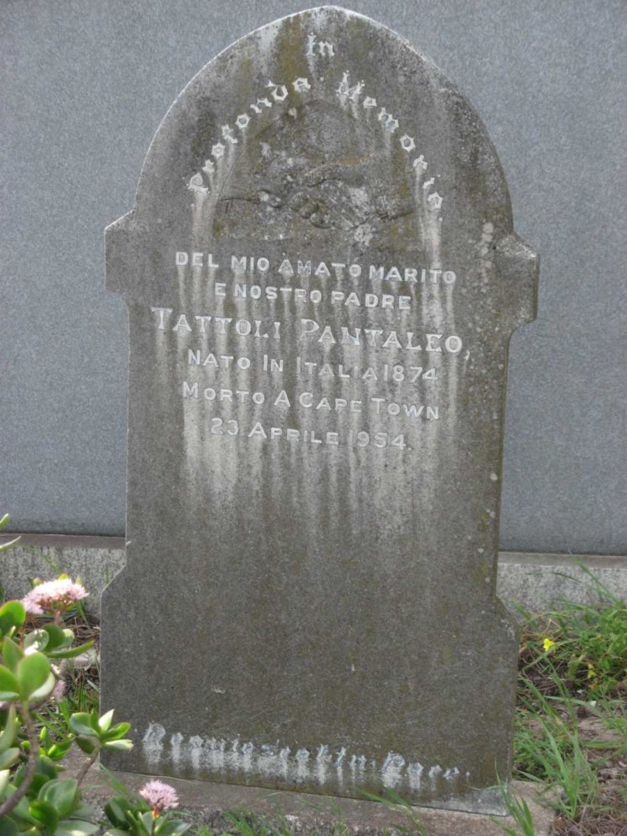 PANTALEO Tattoli 1874-1954