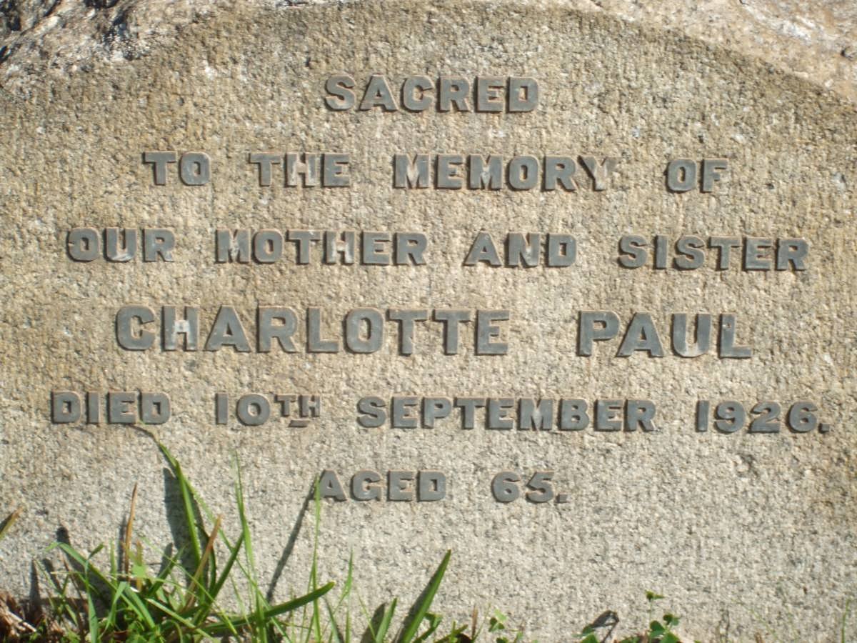 PAUL Charlotte -1926
