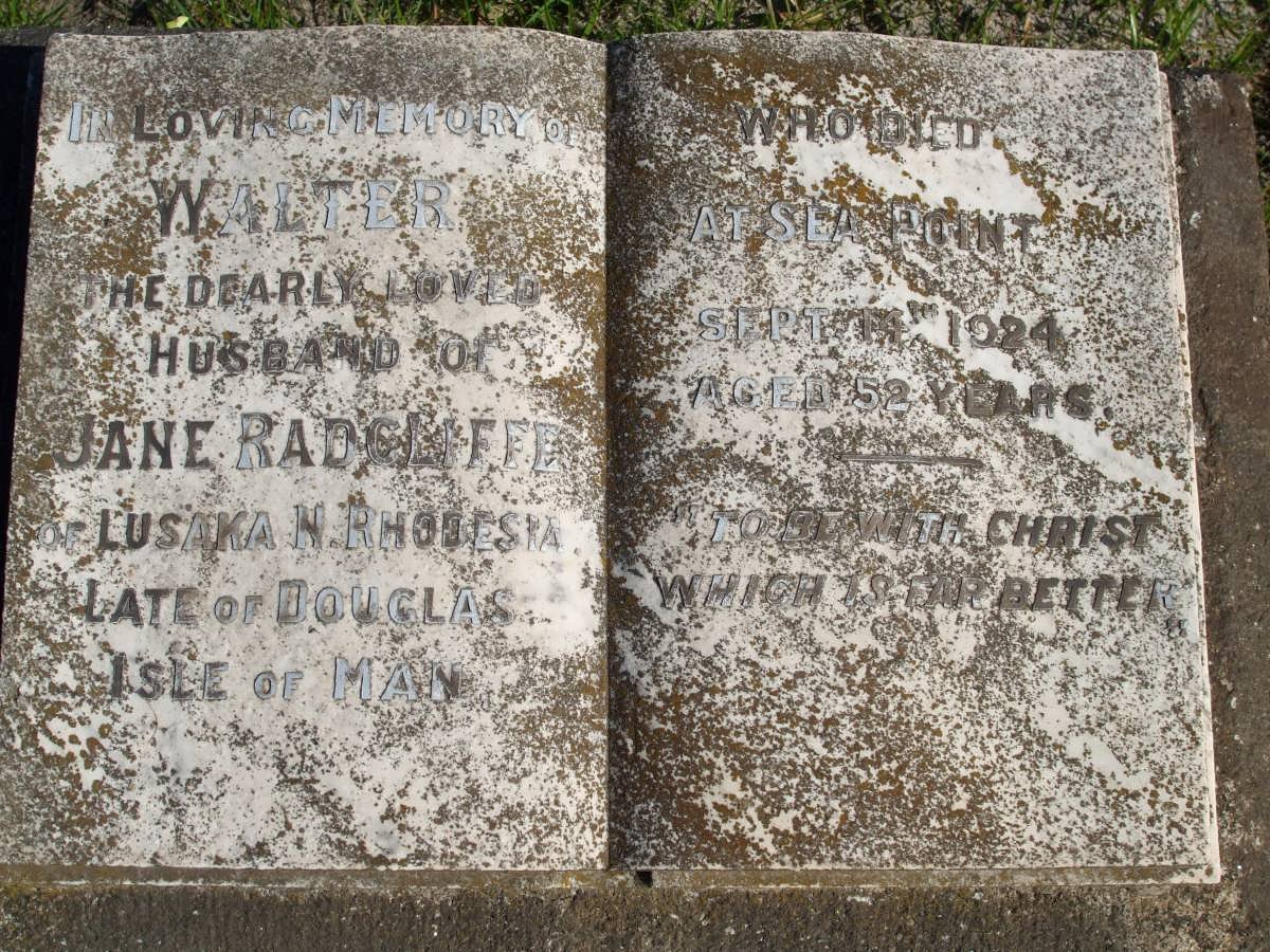 RADCLIFFE Walter -1924