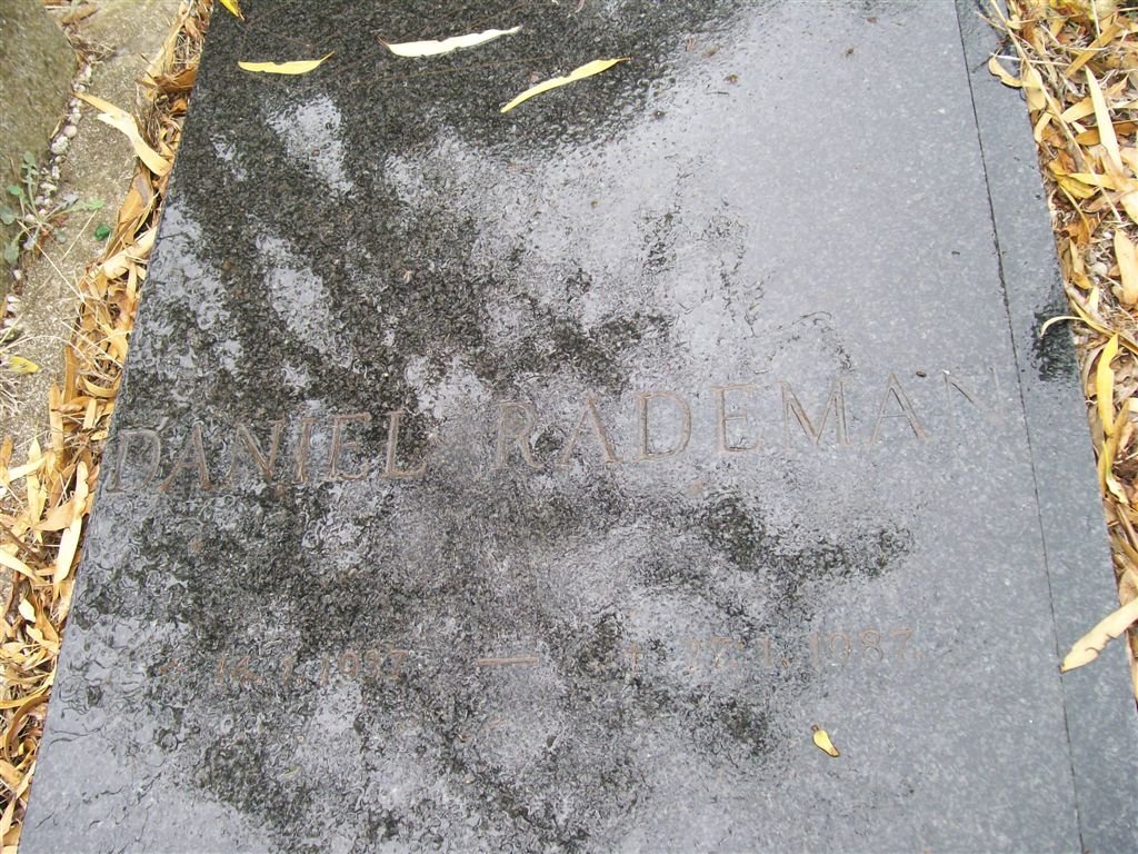RADEMAN Daniel 1897-19?7