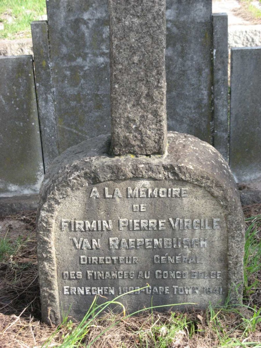 RAEPENBUSCH Firmin Pierre Virgile, van -1941
