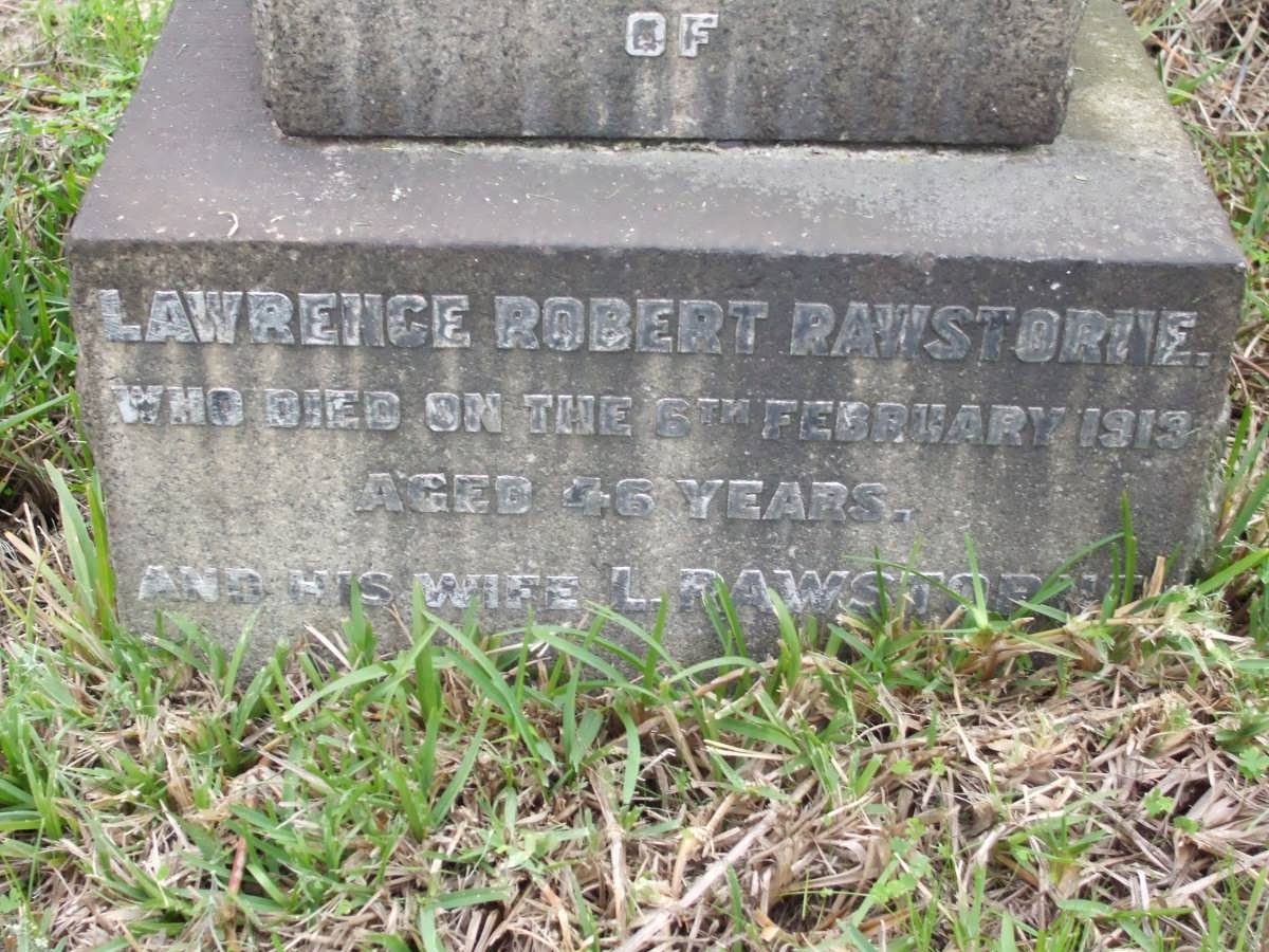 RAWSTORNE Lawrence Robert -1919 &amp; L.