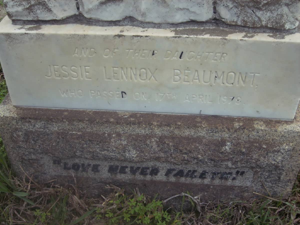 BEAUMONT Jessie Lennox -1978
