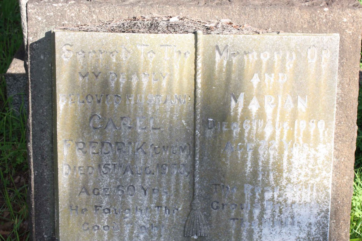 REHBEIN Carel Fredrick 1953 &amp; Marian -1950