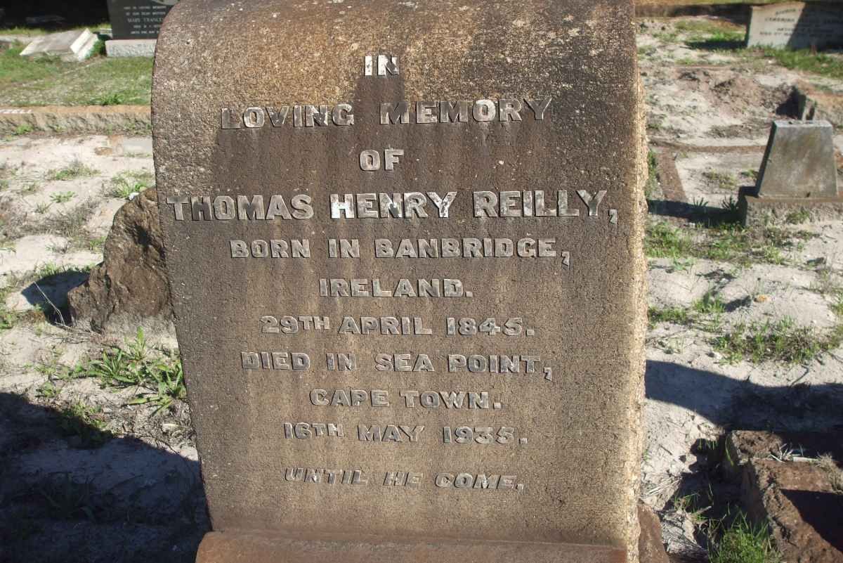 REILLY Thomas Henry 1845-1935