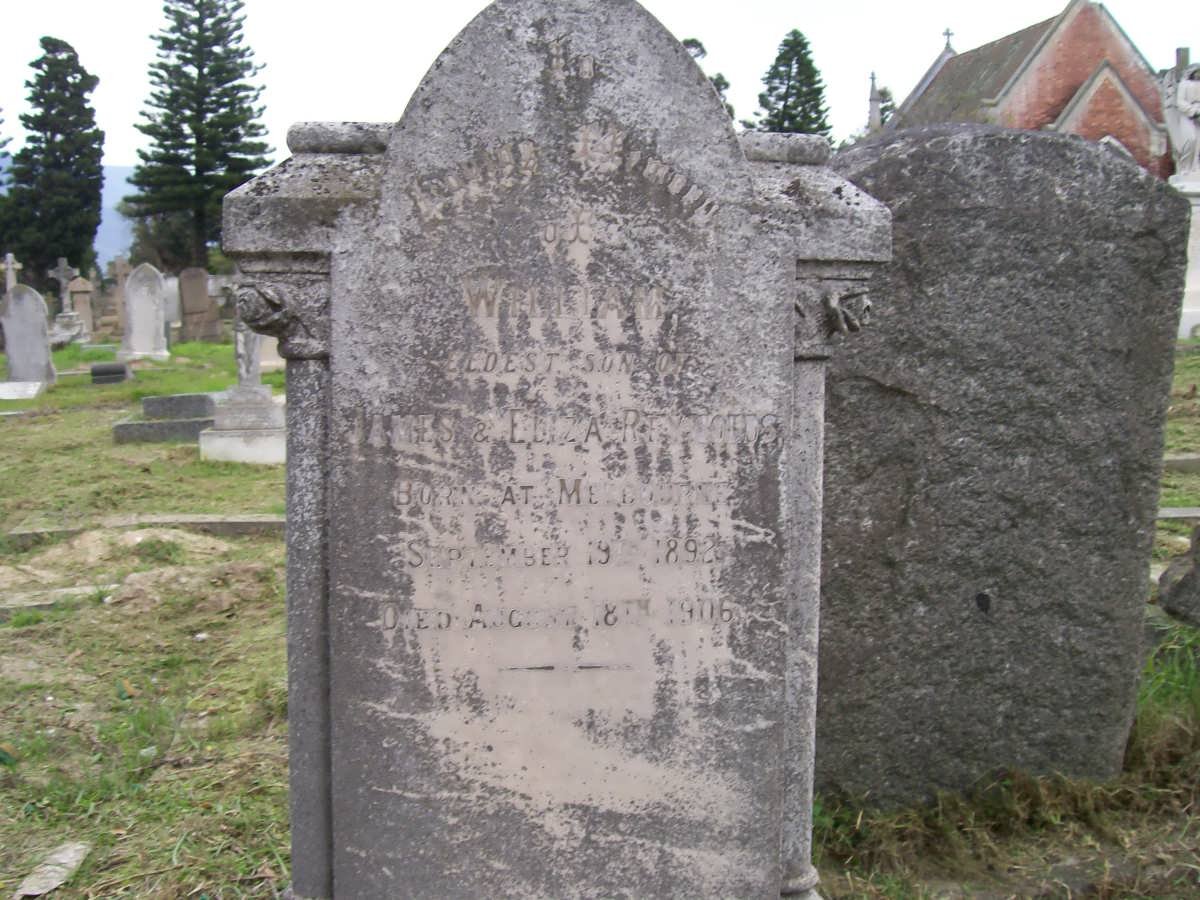 REYNOLDS William 1892-1906