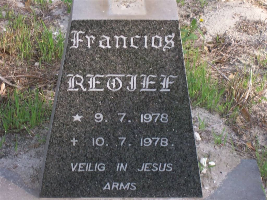 RETIEF Francios 1978-1978