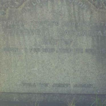RETIEF Frederik Zacharias 1905-19??