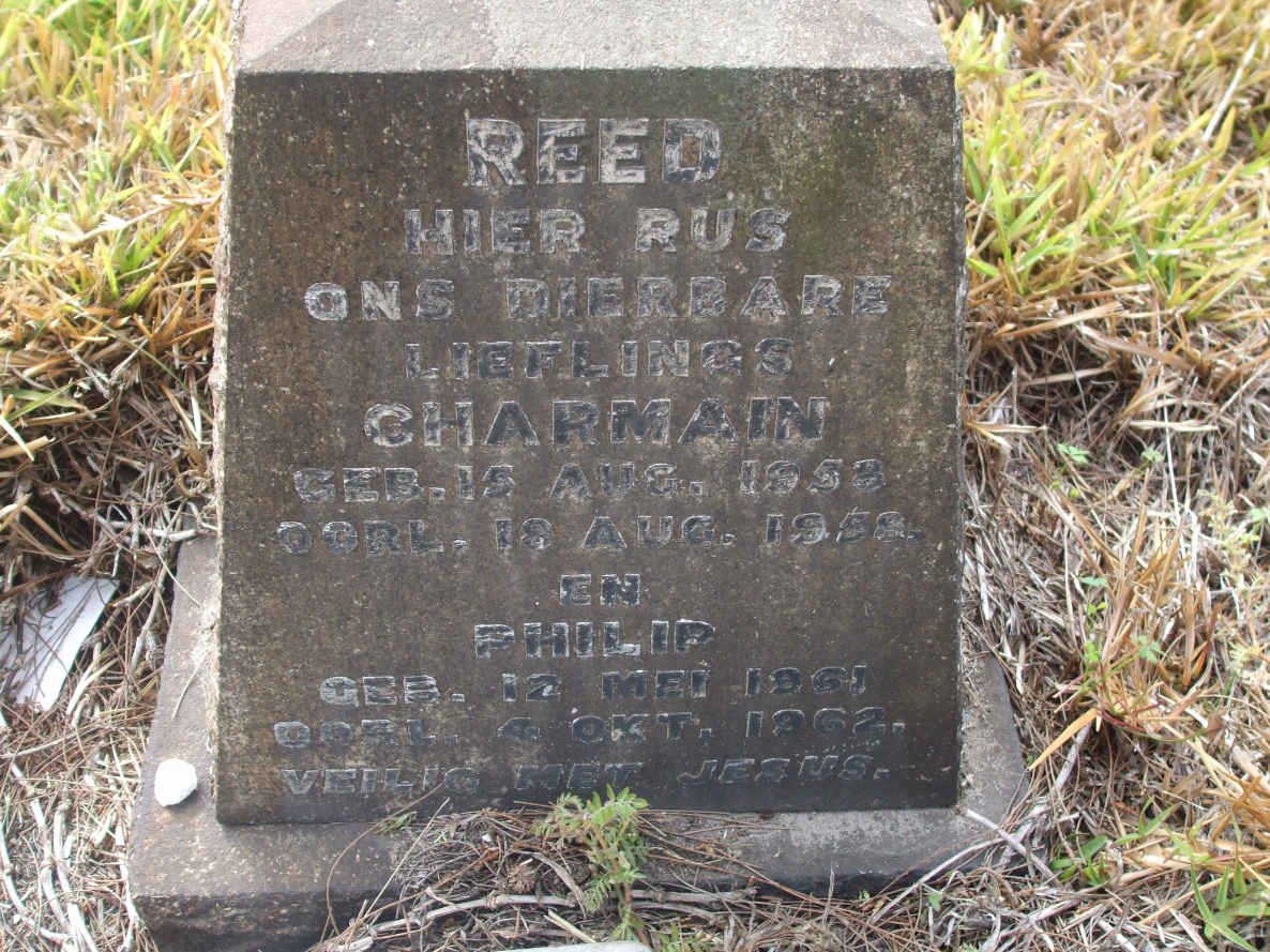 REED Charmain 1958-1958 :: REED Philip 1961-1962