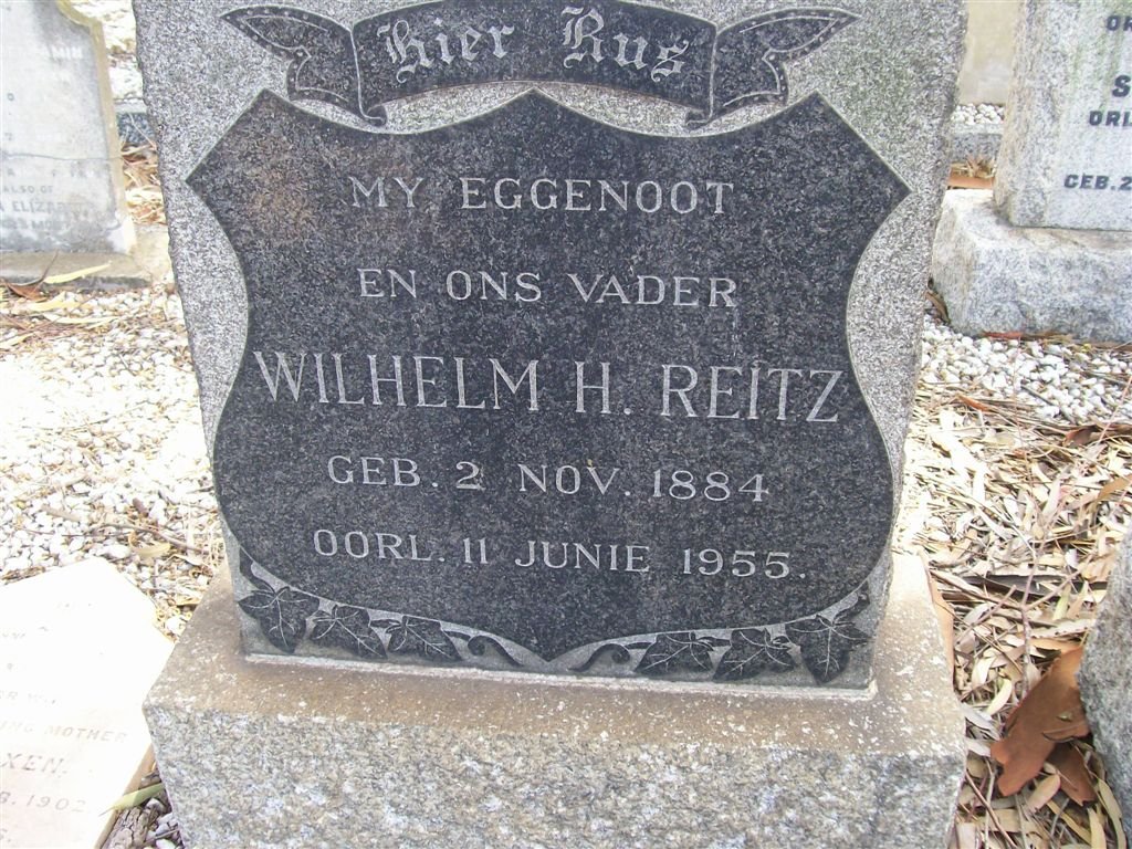 REITZ Wilhelm H. 1884-1955