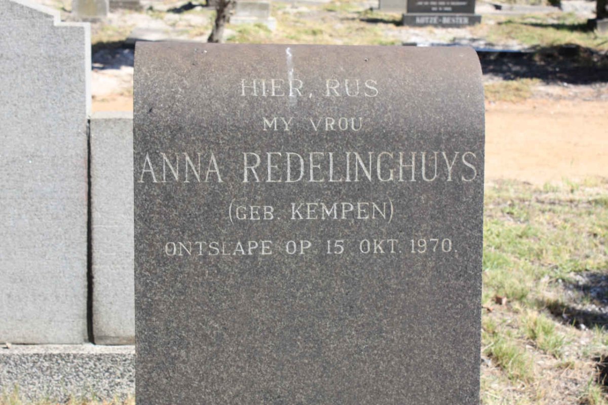 REDELINGHUYS Anna nee KEMPEN -1970