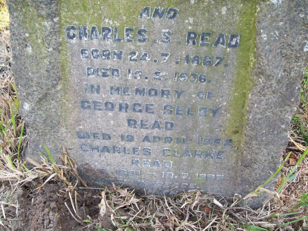READ Charles S. 1862-1936 :: READ George Selby -1962 :: READ Charles Clarke 1891-1963