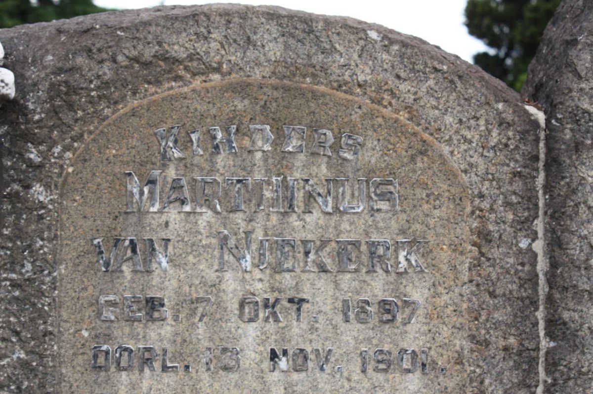 REENEN Marthinus van Niekerk, van 1897-1901