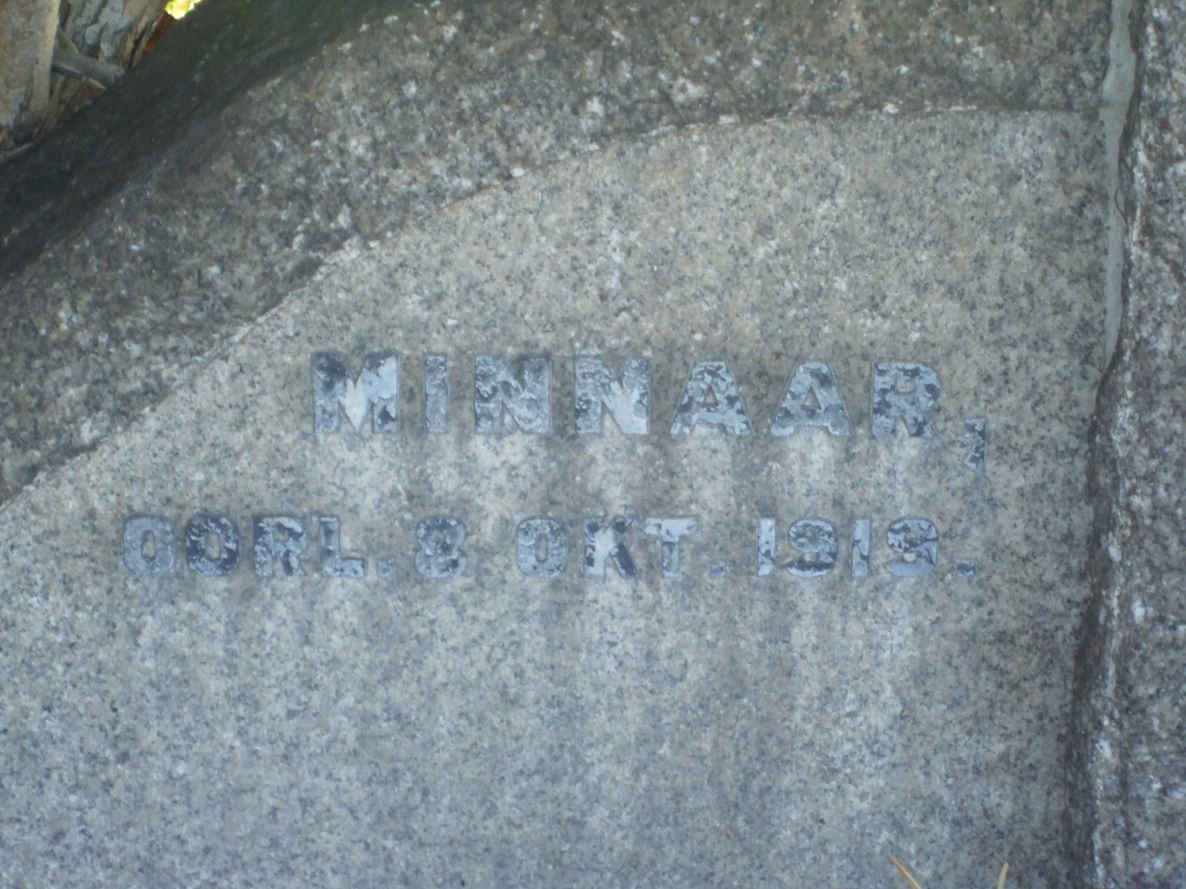 RETIEF Minnaar -1919