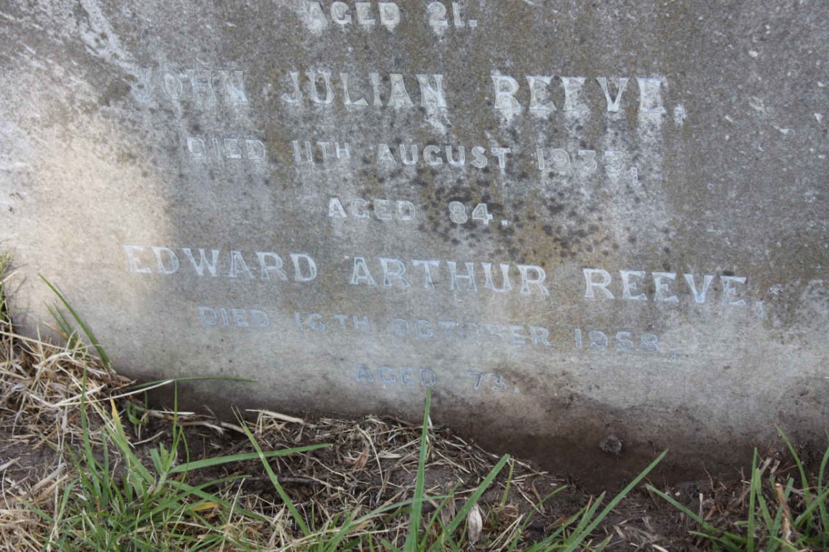 REEVE Edward Arthur -195?