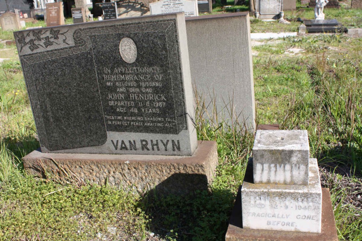 RHYN John Hendrick, van -1967 :: ? Desmond ?-1946