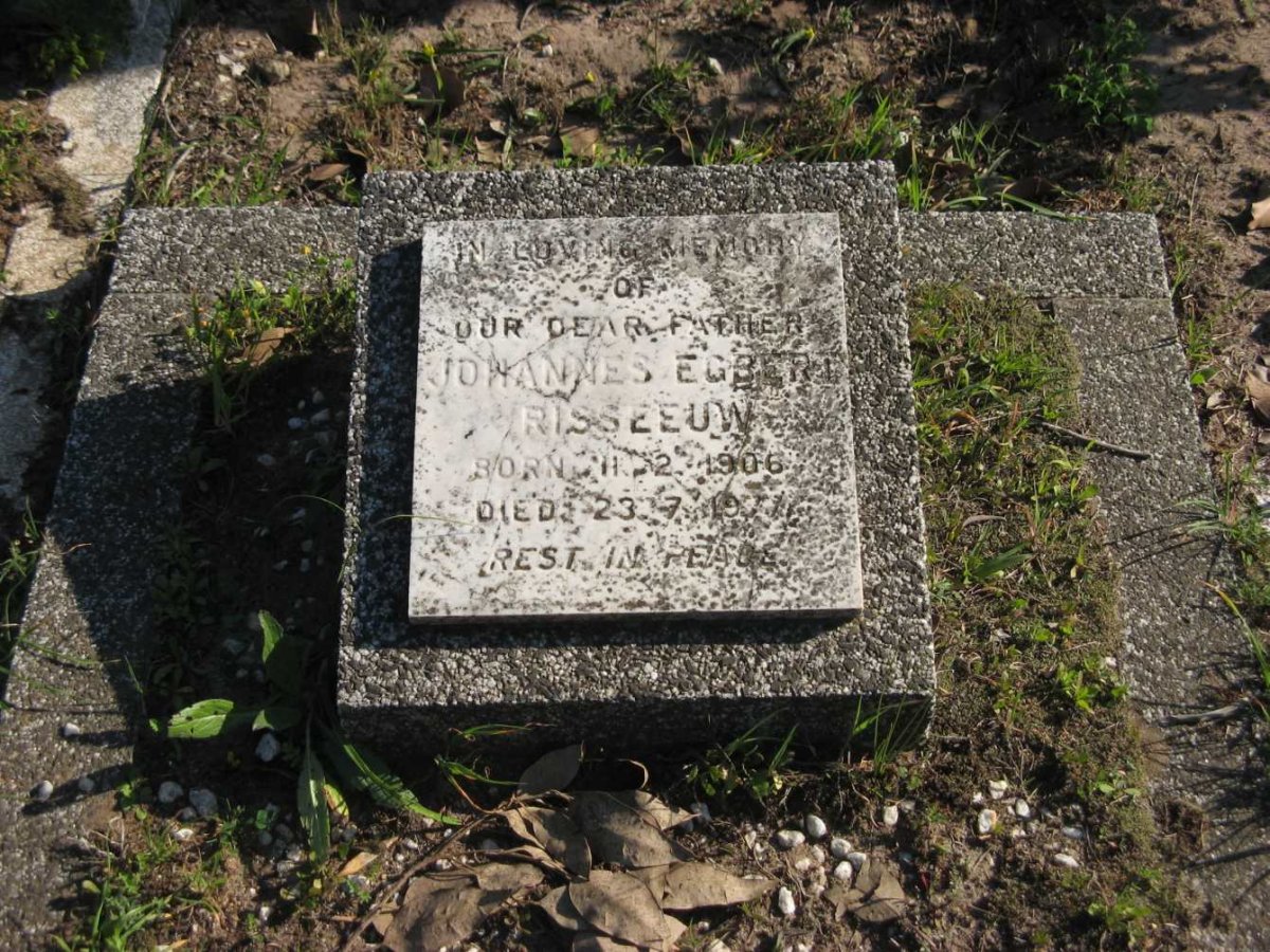 RISSEEUW Johannes Egbert 1906-1977