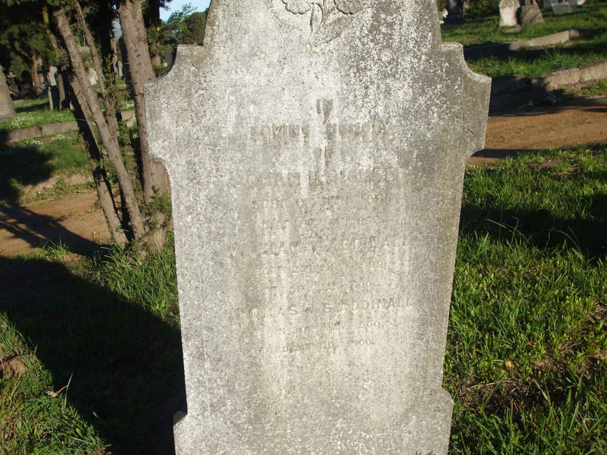 RICHTER Johan H. 1827-1892 :: ADDINALL William T. 1899-1900 :: ADDINALL Thomas S.S. 1900-1900