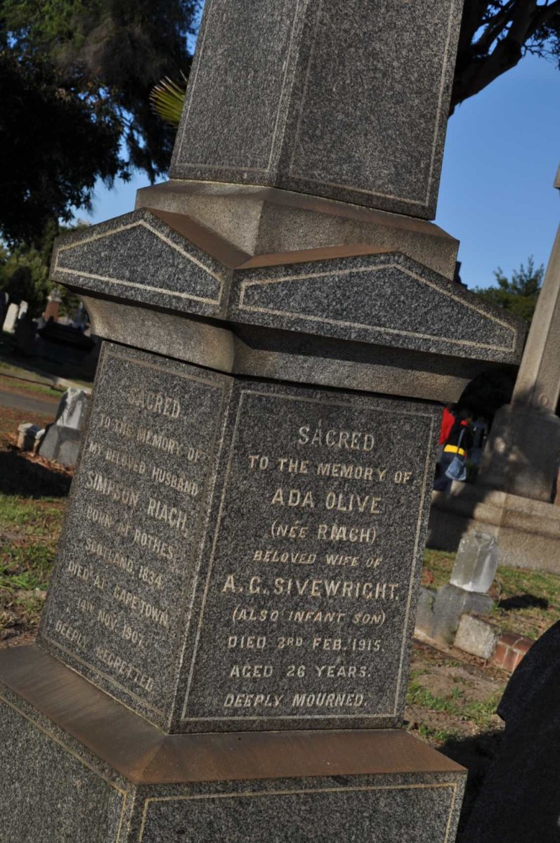 SIVEWRIGHT Ada Olive nee RIACH -1915