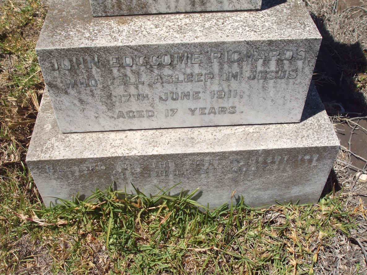 RICHARDS John Edgcome -1911