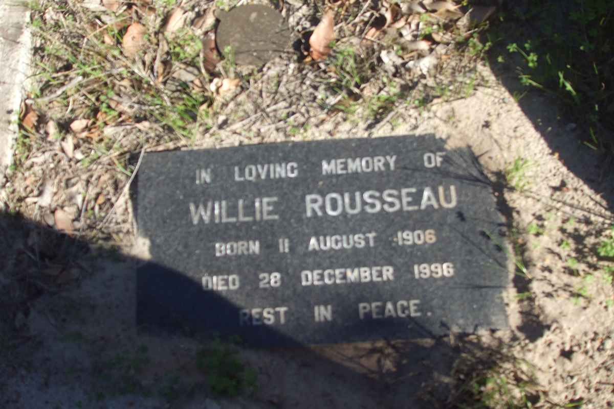 ROUSSEAU Willie 1906-1996