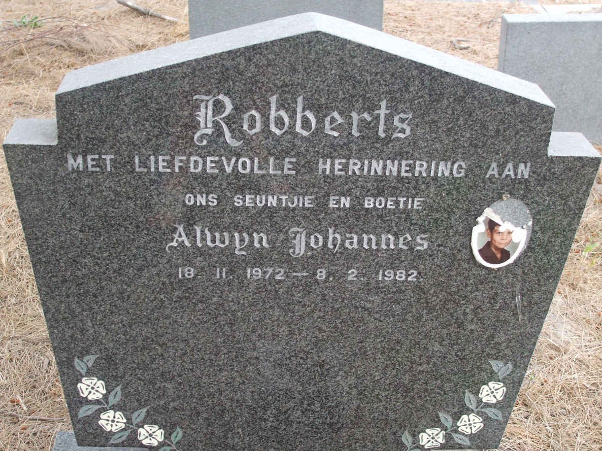 ROBBERTS Alwyn Johannes 1972-1982