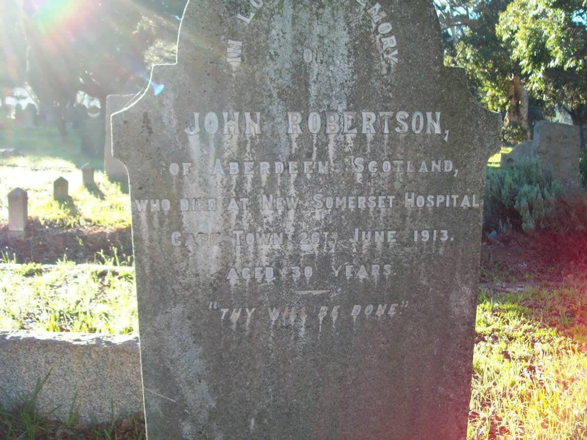 ROBERTSON John -1913