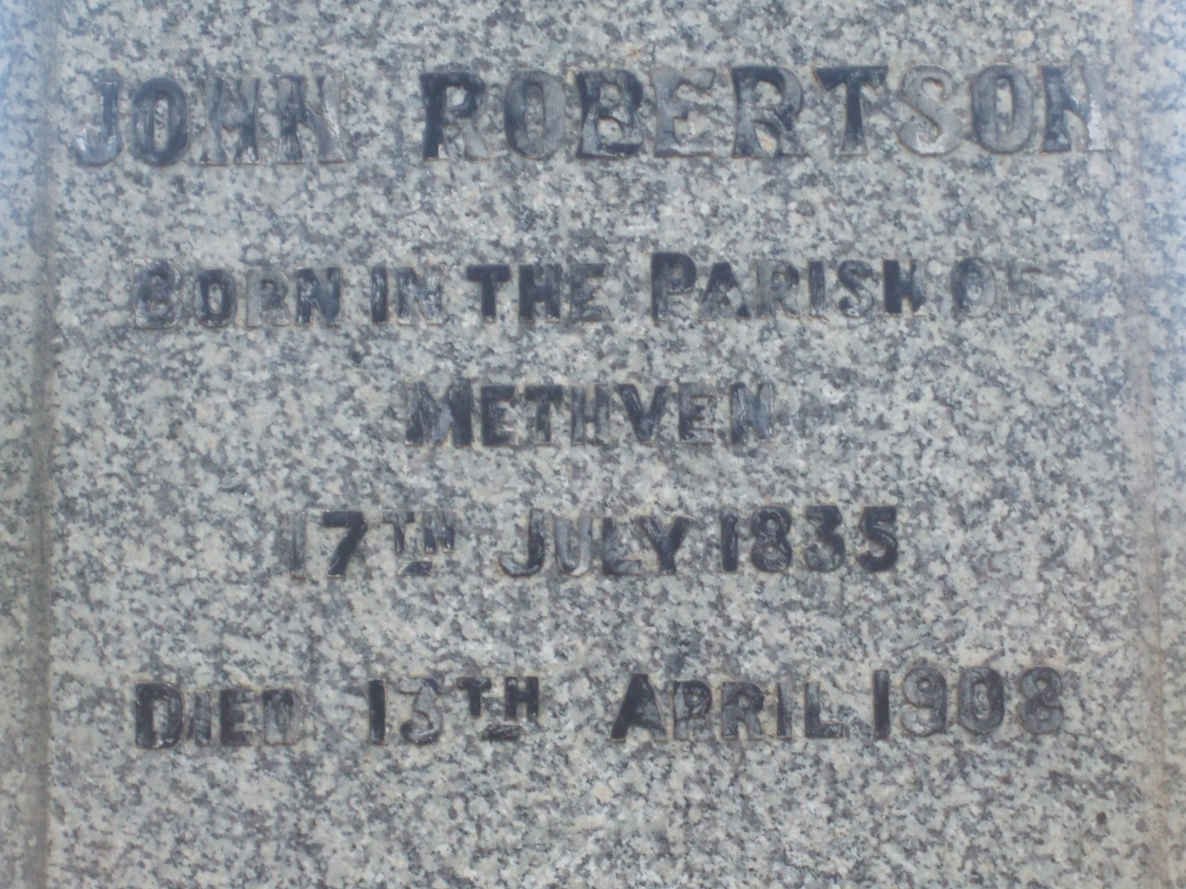 ROBERTSON John 1835-1908