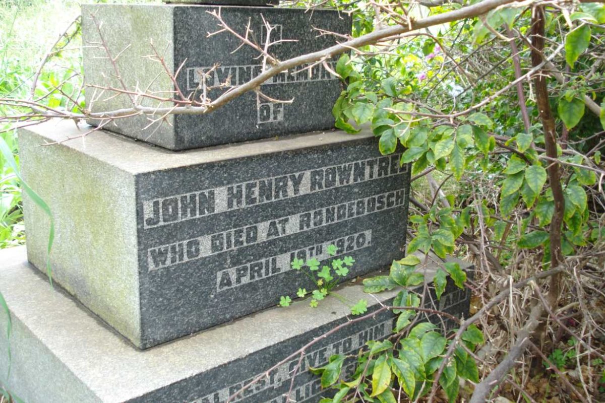 ROWNTREE John Henry -1920