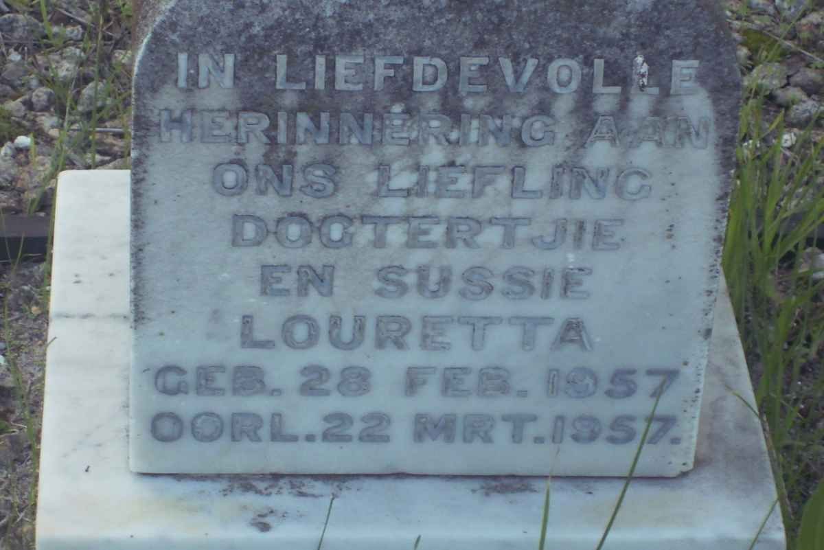 ROTHMAN Louretta 1957-1957