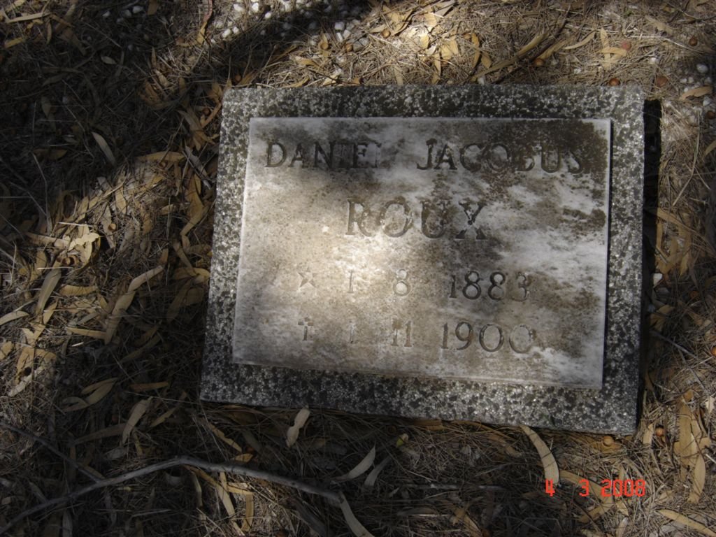 ROUX Daniel Jacobus 1883-1900