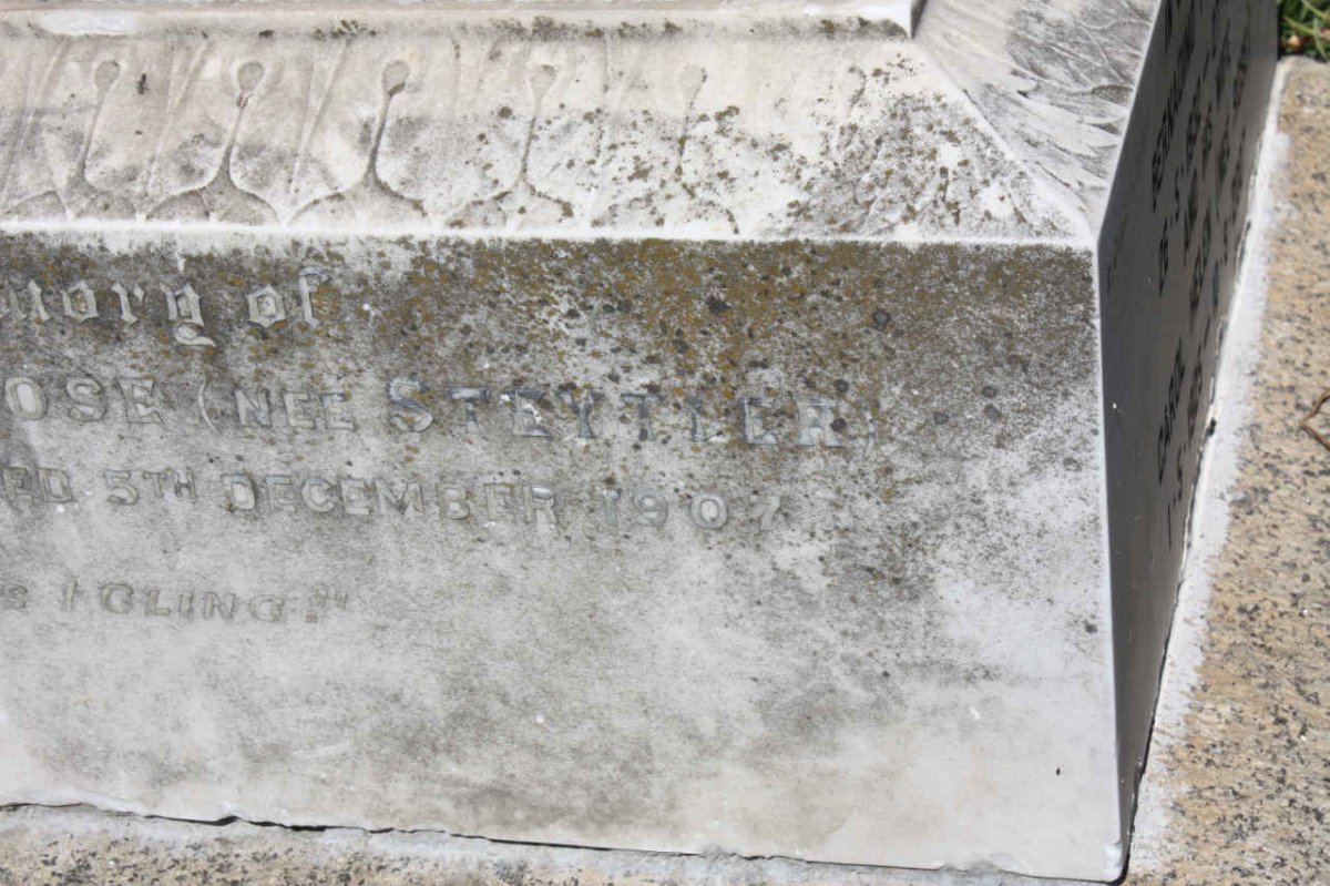 ROSE Emerentia Johanna nee STEYTLER 1846-1907