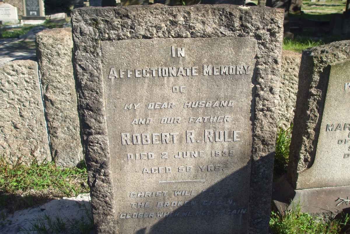 RULE Robert R. -1939