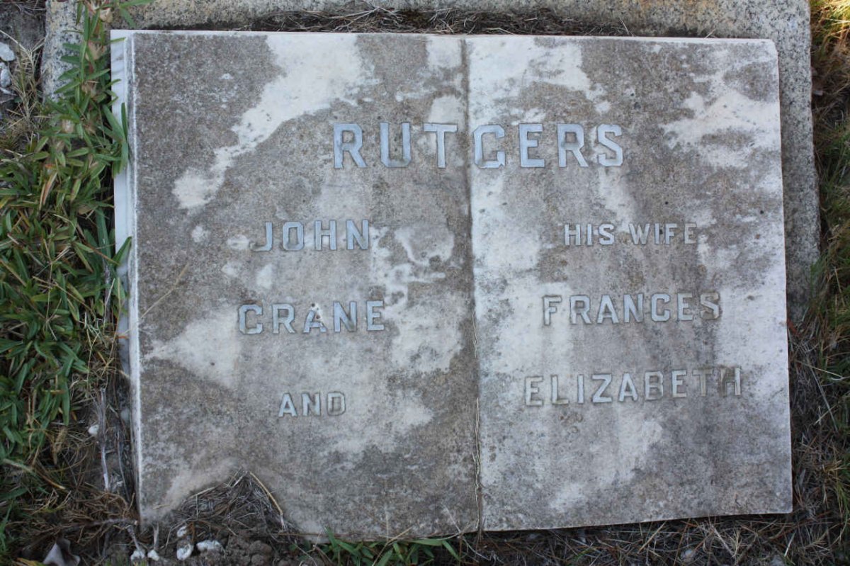 RUTGERS John Crane &amp; Frances Elizabeth