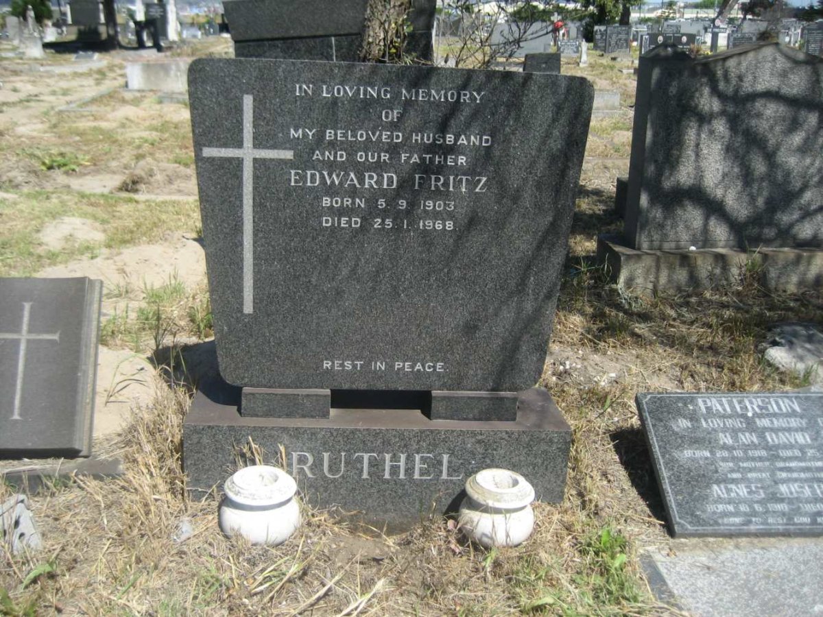 RUTHEL Edward Fritz 1903-1968