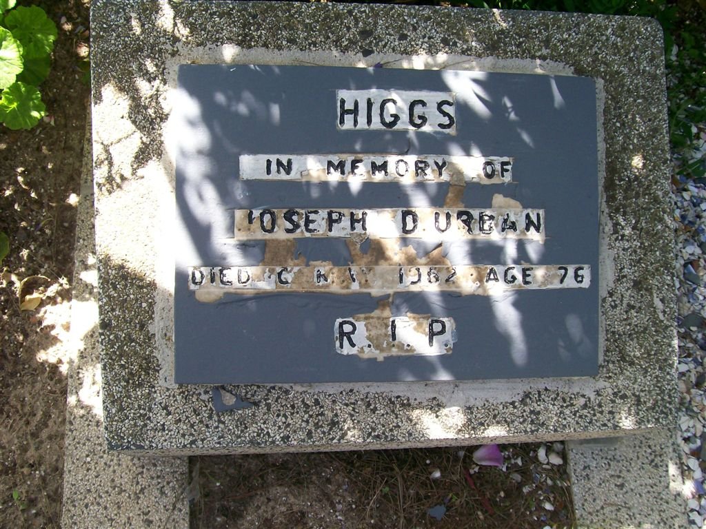 HIGGS Joseph Durban -1962