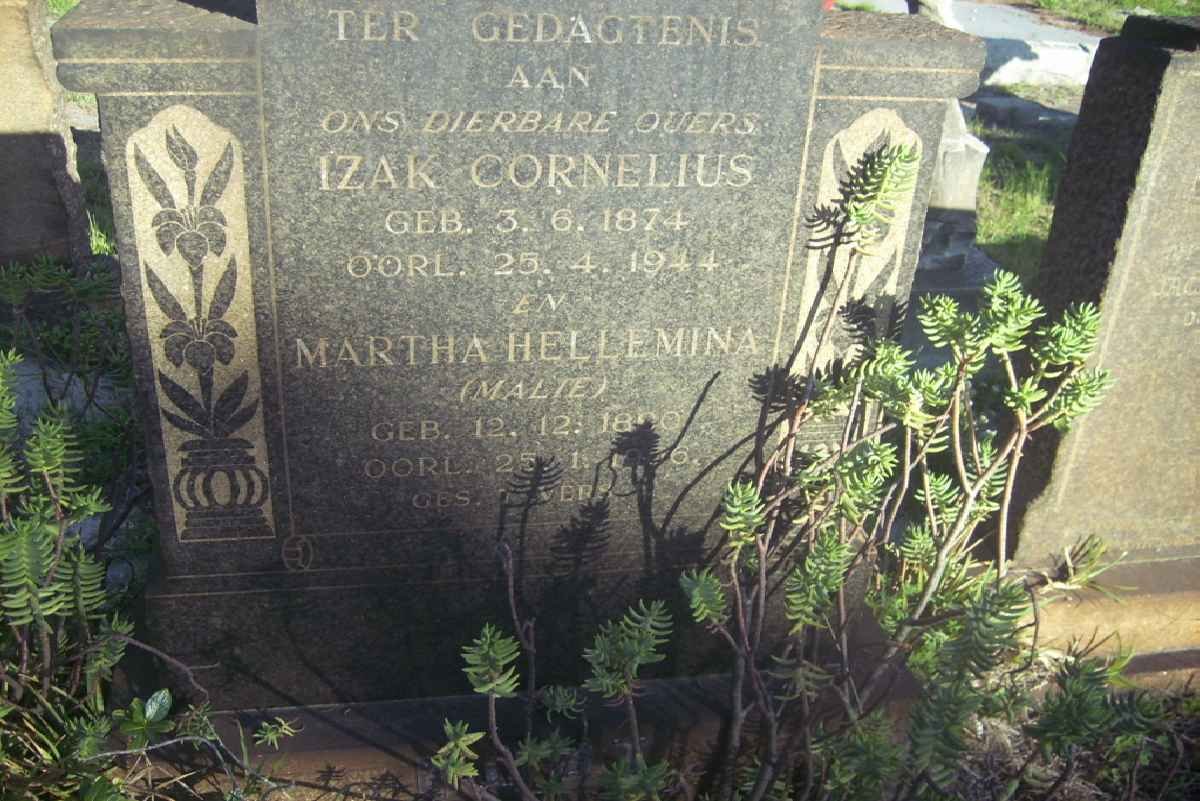 RUST Izak Cornelius 1874-1944 &amp; Martha Hellemina 1890-1956