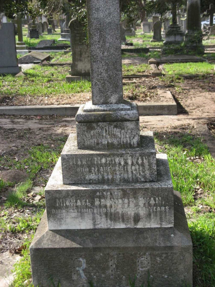 RYAN Michael Brandon -1938 &amp; Mary Monica -1907