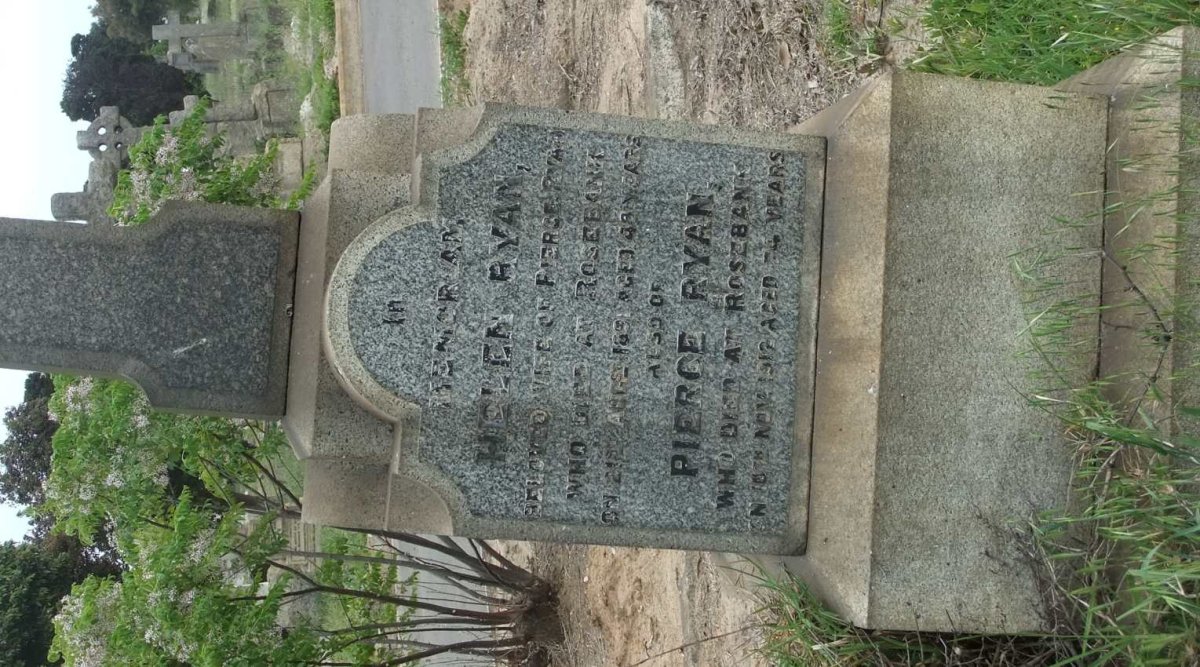 RYAN Pierce -1912 &amp; Helen -1891