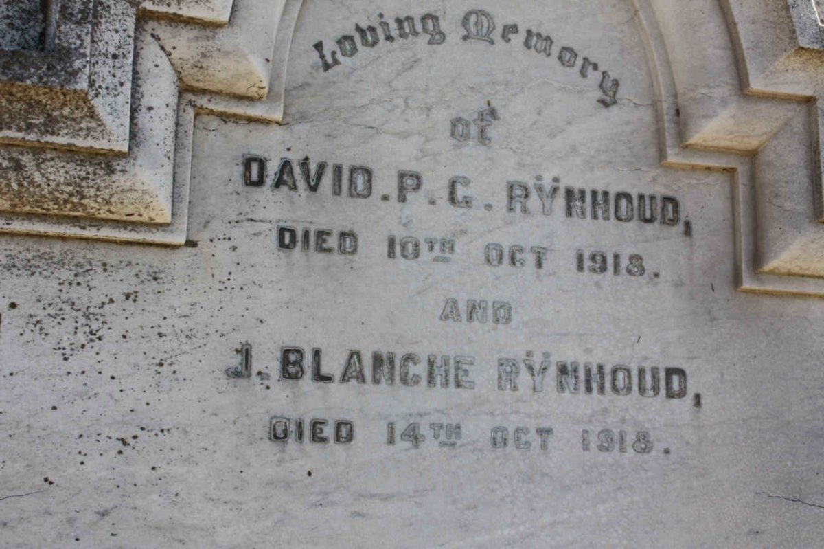 RYNHOUD David P.G. -1918 &amp; J. Blanche -1918