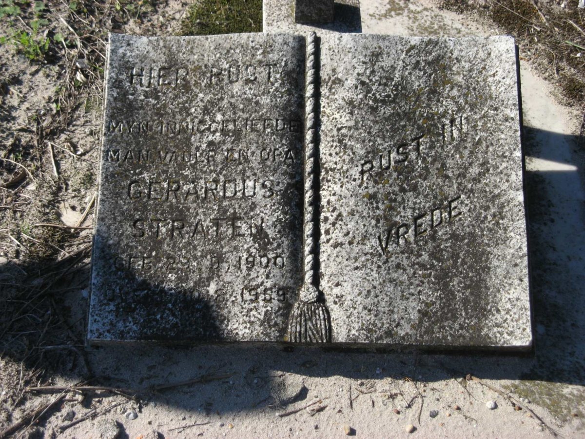 STRATEN Gerardus 1900-1959