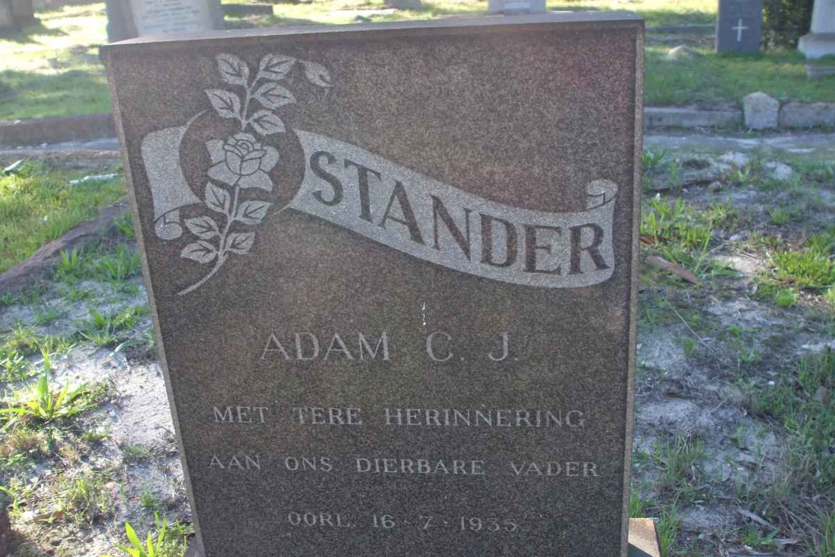 STANDER Adam C.J. -1935