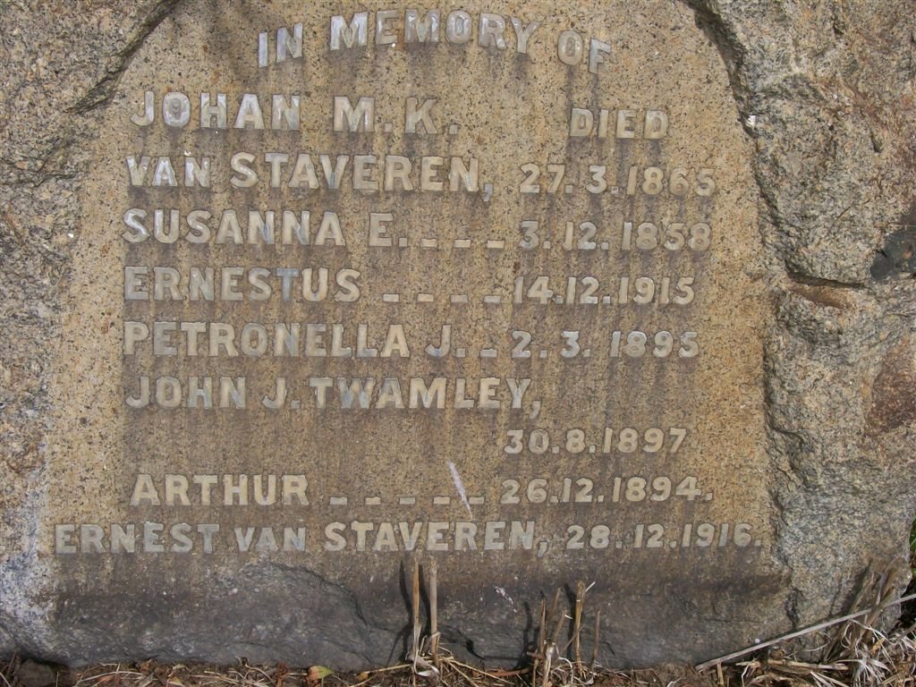 STAVEREN, van :: TWAMLEY