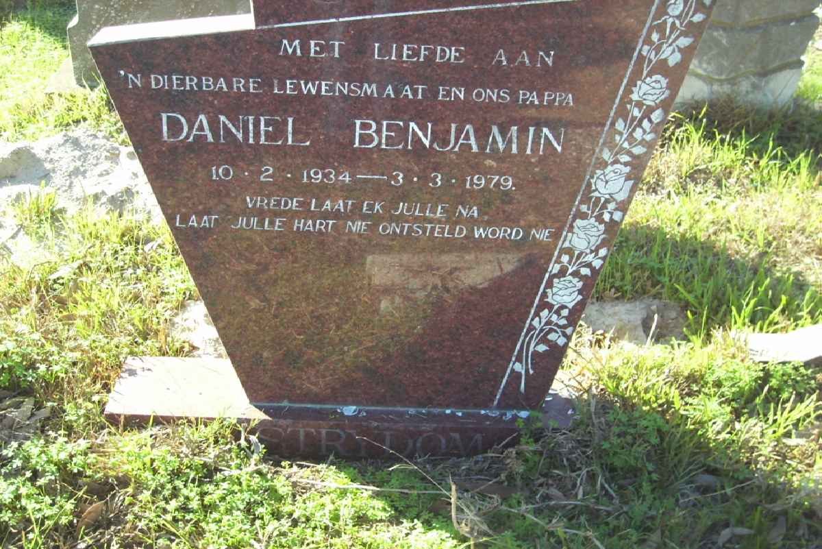STRYDOM Daniel Benjamin 1934-1979