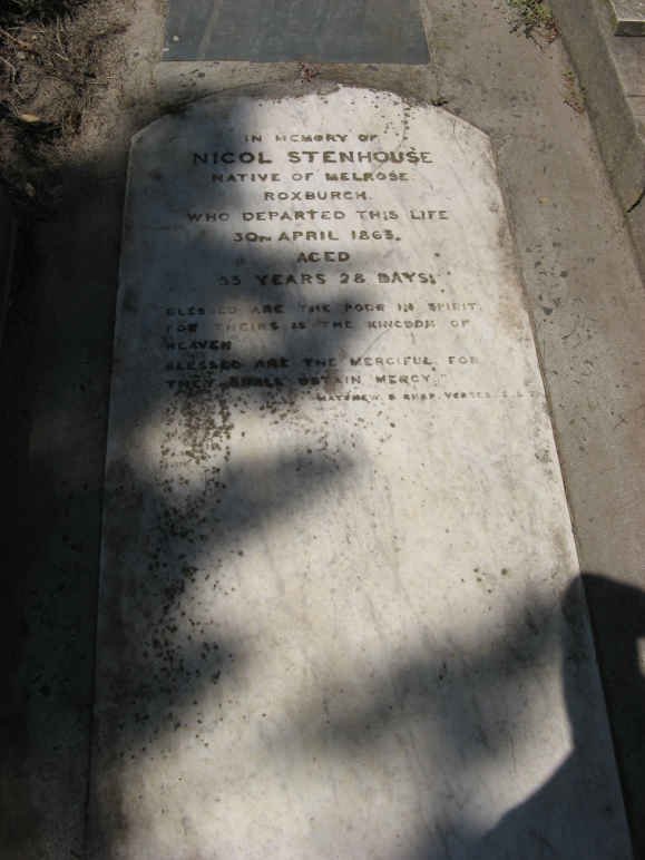 STENHOUSE Nicol -1863
